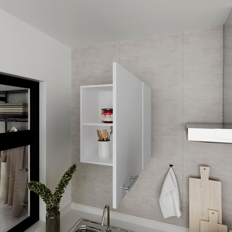 Wall Cabinet Dennard, Kitchen, White