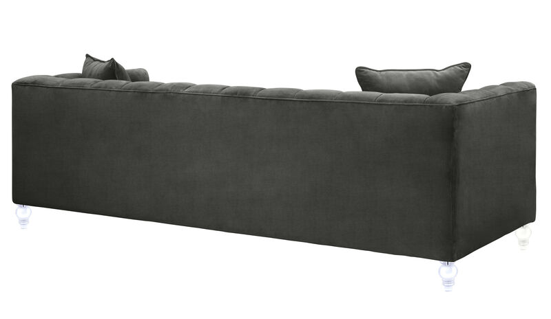 Bea Hot Pink Velvet Sofa