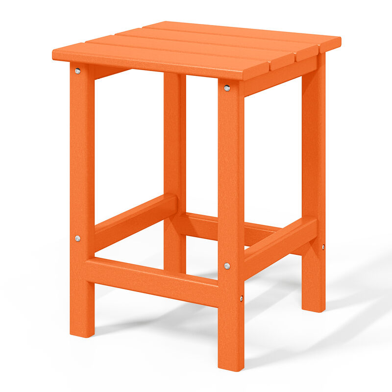 WestinTrends Westintrends 14" square outdoor Side table for Adirondack chair