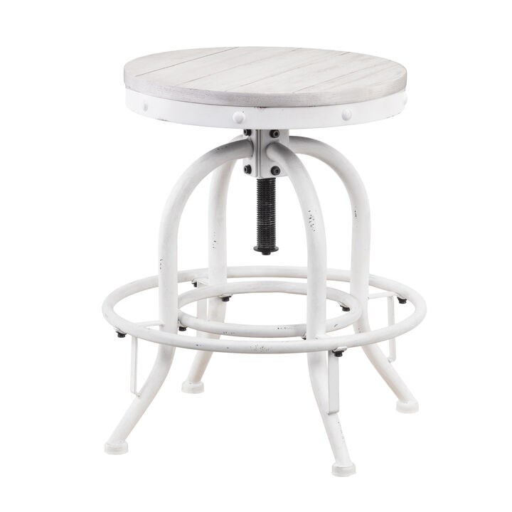 Industrial Adjustable Height Swiveling Stool