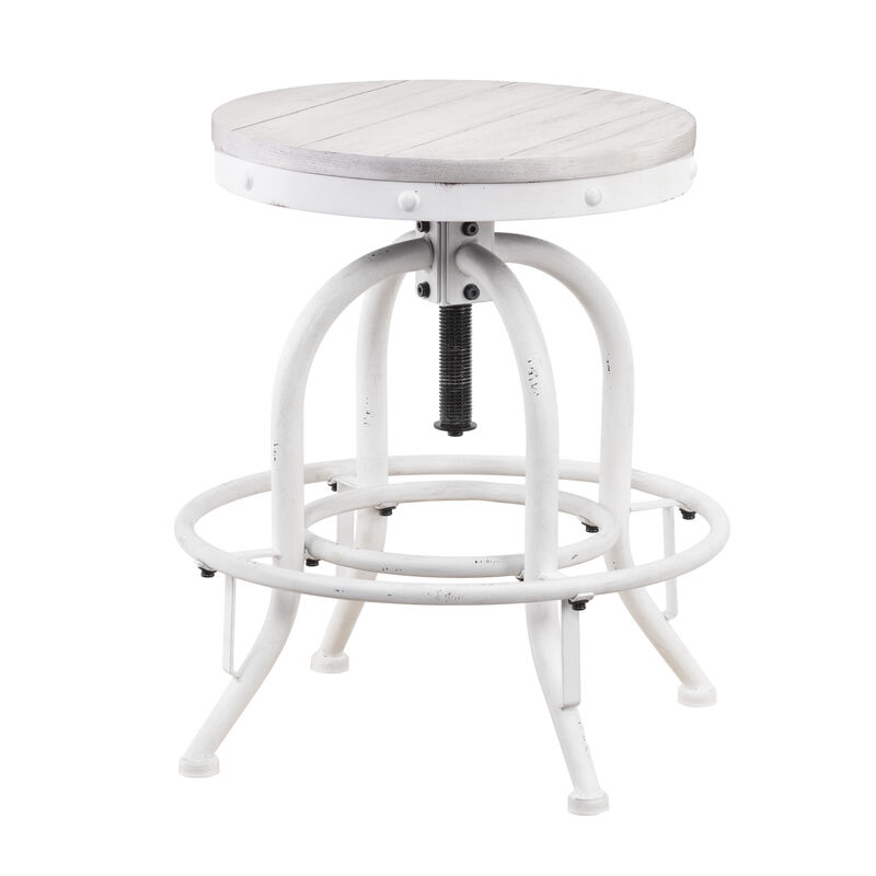 Industrial Adjustable Height Swiveling Stool