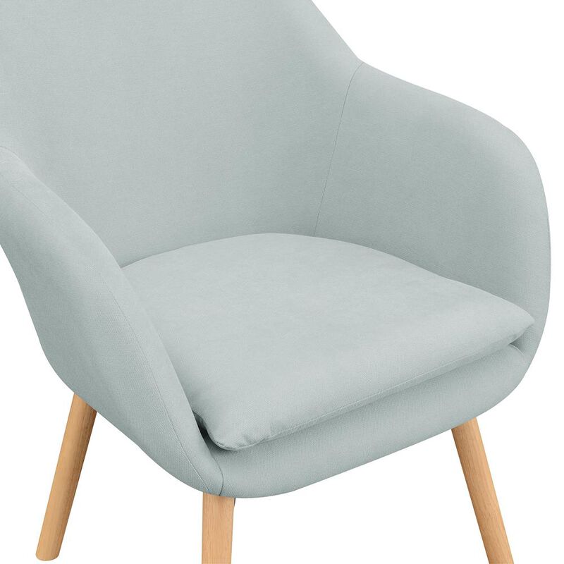 Convenience Concepts Take a Seat Charlotte Accent Chair, Sea Foam Blue Fabric