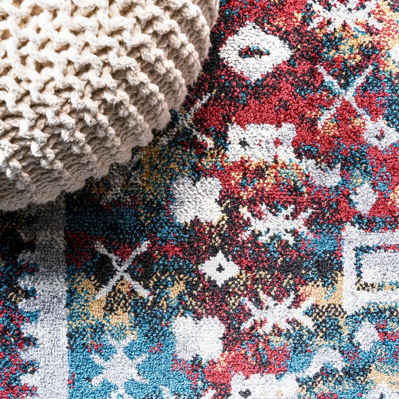 Dhiya Distressed Kilim Area Rug