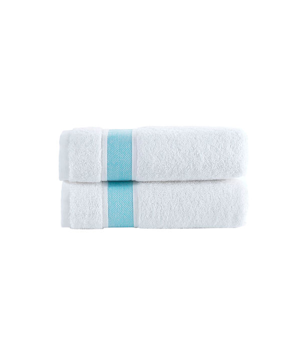 Brooks Brothers Ottoman Rolls 2 pcs Hand Towels Brooks Brothers Ottoman Rolls 2 pcs Hand Towels