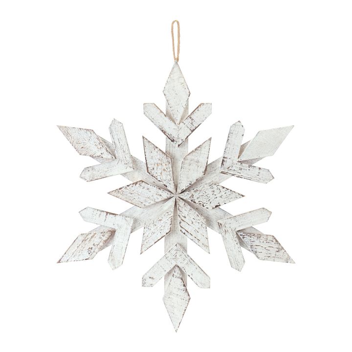 Snowflake Christmas Tree Ornament for Winter Holiday Decoration (Set of 6)