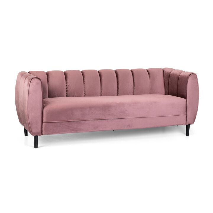 Merax Velvet 3-Seater Sofa