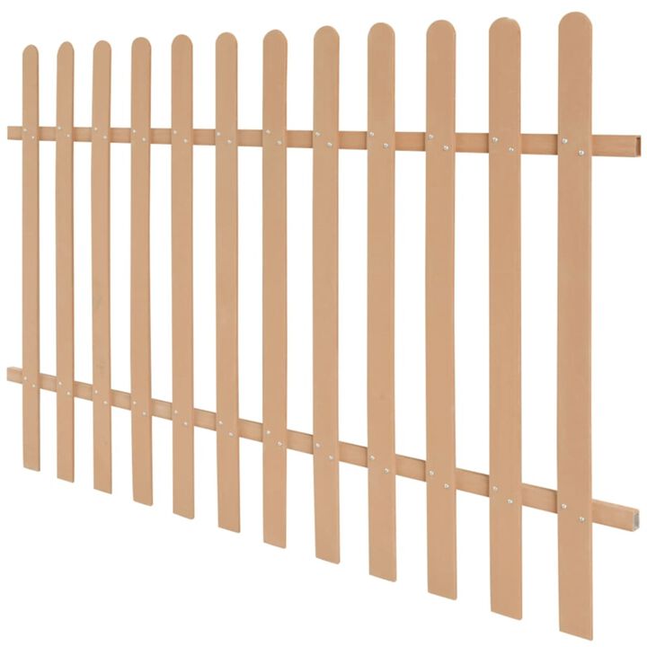 vidaXL Picket Fence WPC 78.7"x47.2"