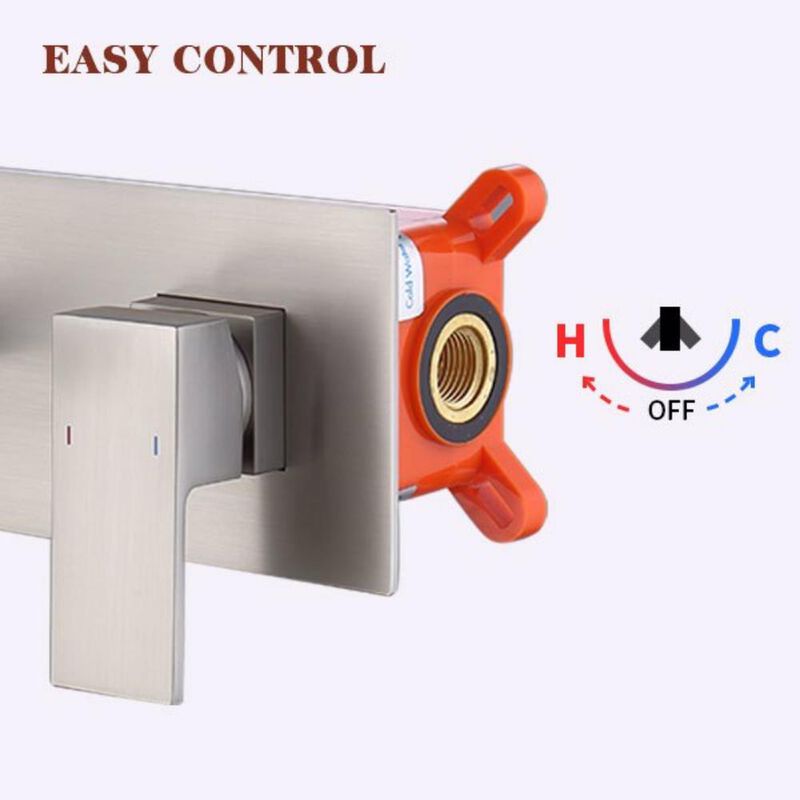 Wall Mount Bathroom Faucet for Sink or Bathtub Stylish & Space-Saving