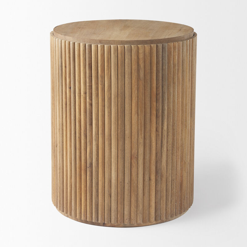 Terra Light Brown Side Table