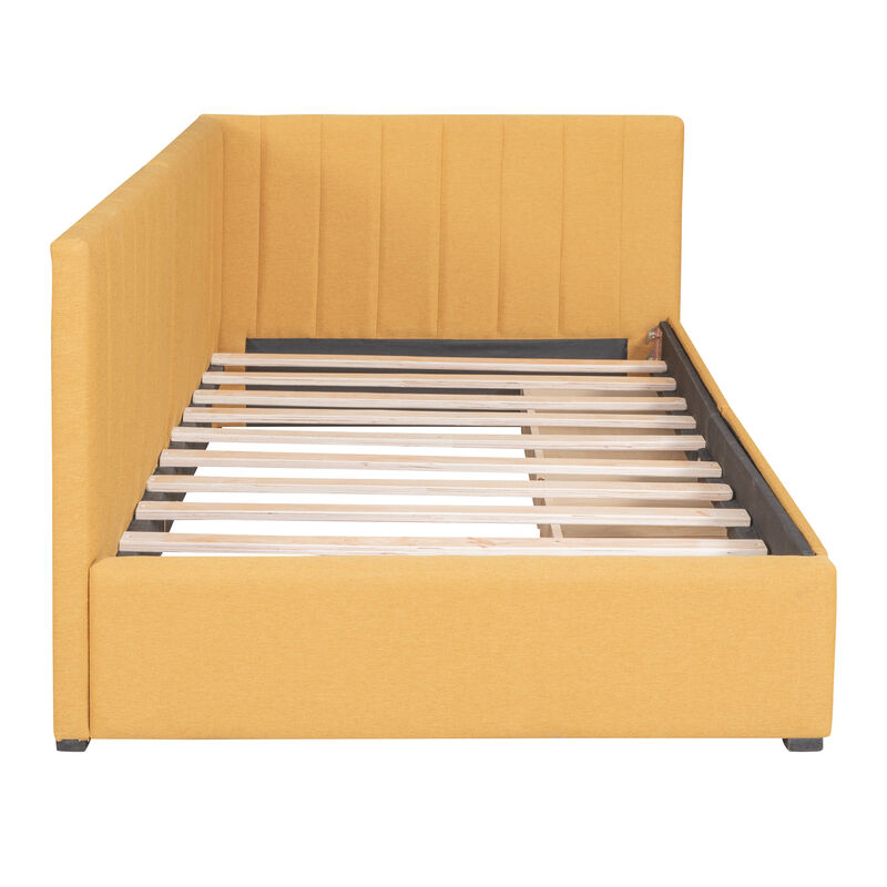 Upholstered Daybed with 2 Storage Drawers