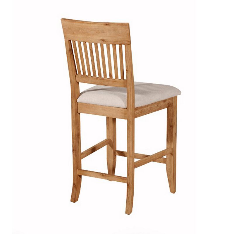 Aspen Set of 2 Pub Chairs, Antique Natural