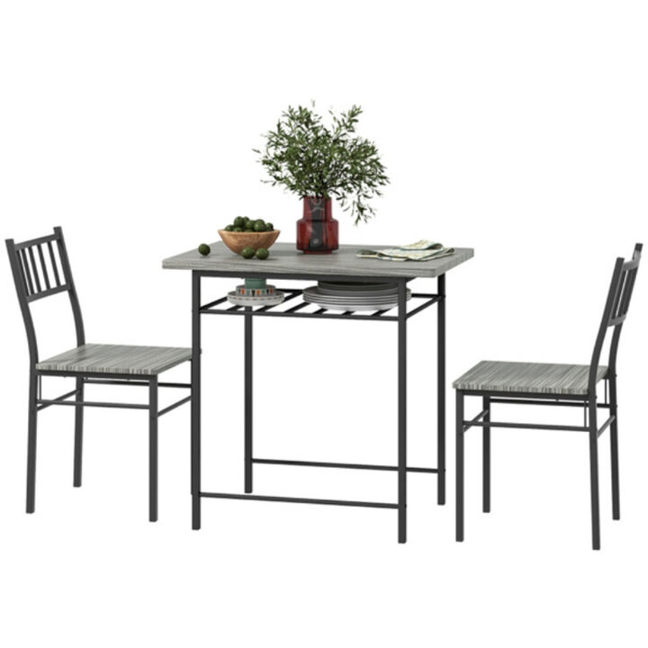 Wooden Dining Table Set with Chairs for Family Meals and Gatherings