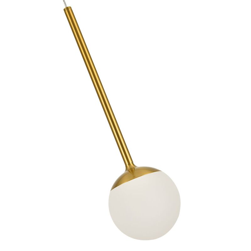 VONN Lighting 1-Light Integrated LED Height Adjustable Pendant Lighting