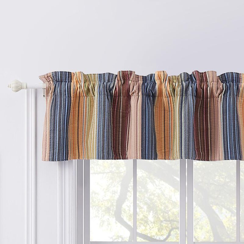 Greenland Home Fashion Katy Window Valance - Multi 84x21"