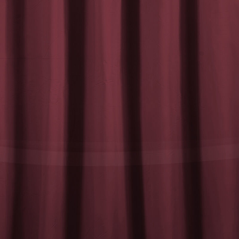 RT Designers Collection Home 3 Gauge Peva Stylish Shower Curtain Liner 70" x 72" Burgundy