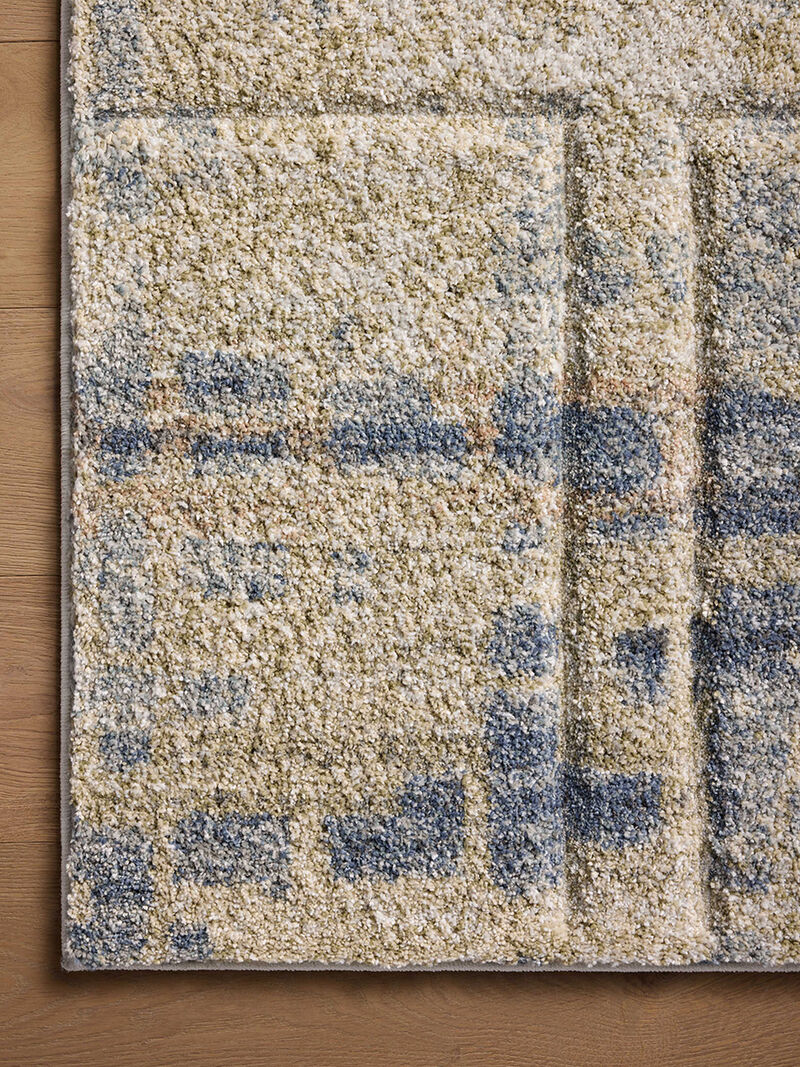 Silas SLA-05 Blue / Multi 7''10" x 10' Rug by