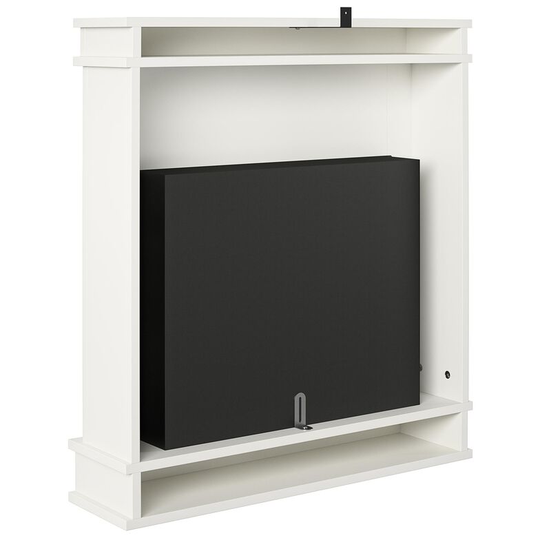 Ameriwood Home Mateo Electric Fireplace Space Heater with Mantel and Touchscreen Display