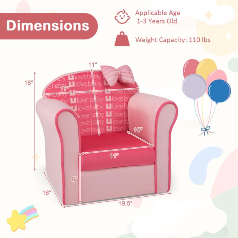 Hivvago Original Kids Sofa with Armrest and Thick Cushion