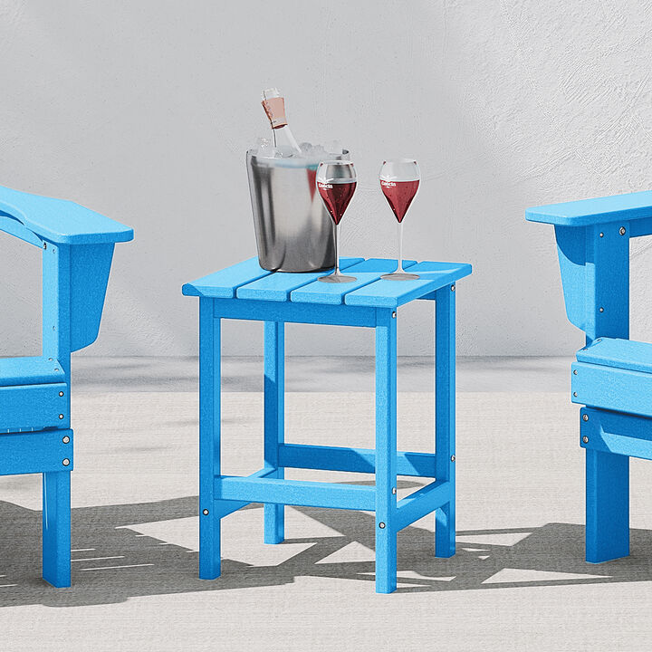 WestinTrends Westintrends 14" square outdoor Side table for Adirondack chair