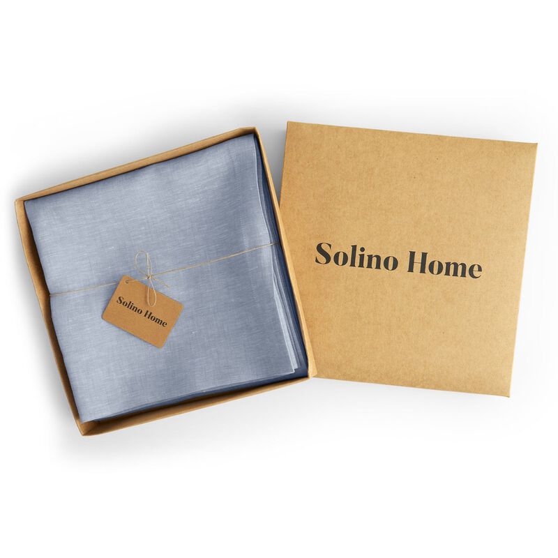 Solino Home 100% Pure Linen Curtain | Linen for Thanksgiving, Christmas