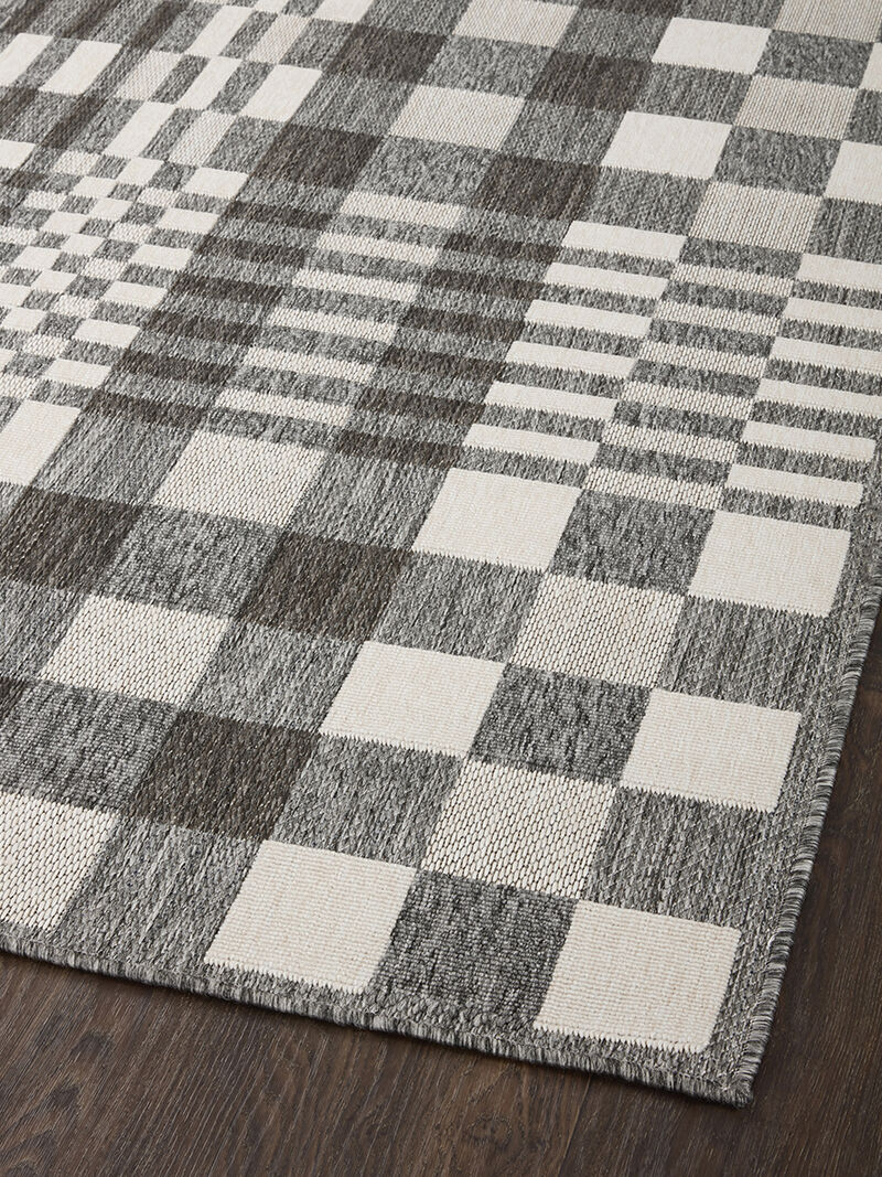 Rainier RAI04 Ivory/Pebble 3'11" x 5'11" Rug