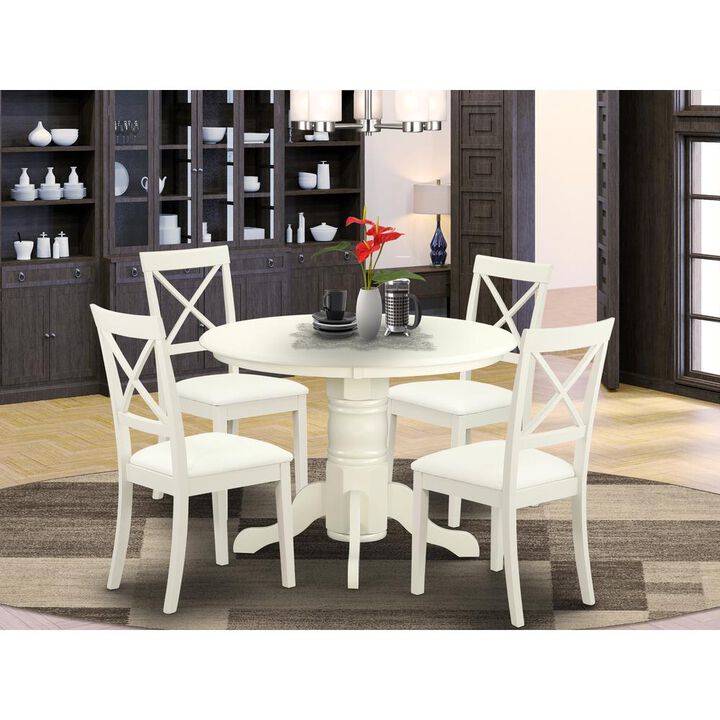 Dining Room Set Linen White