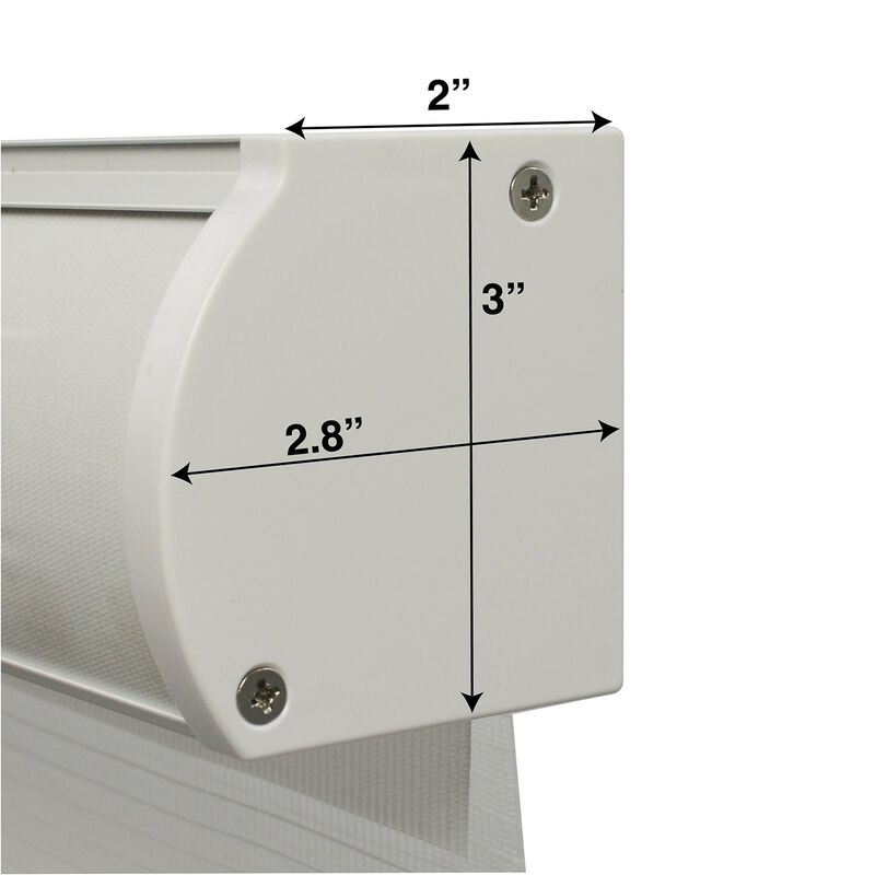 Cordless Alternating Shade Roller Blind, 27" x 64"