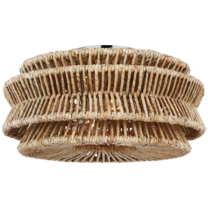 Antigua Lg Drum SemiFlush Mnt
