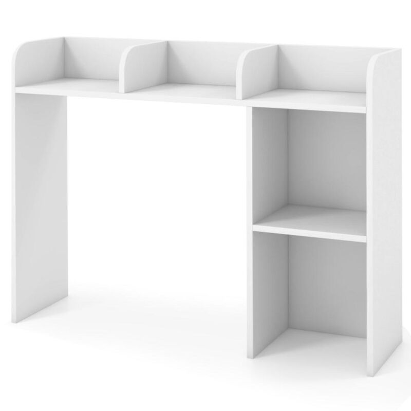 Hivvago 3-Tier Multipurpose Desk Bookshelf with 4 Shelves