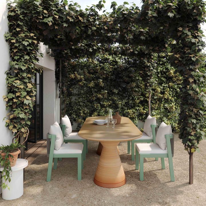 Nancy Grey Outdoor Dining Chair