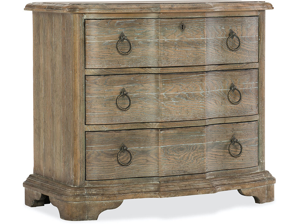 Boheme Bastogne Three-drawer Nightstand
