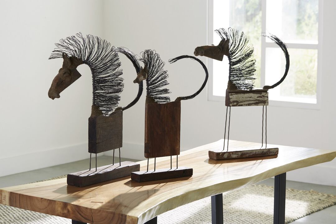 Wire Horse Medium Sculpture