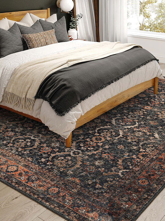 Jericho JC1 Charcoal 10' x 14' Rug