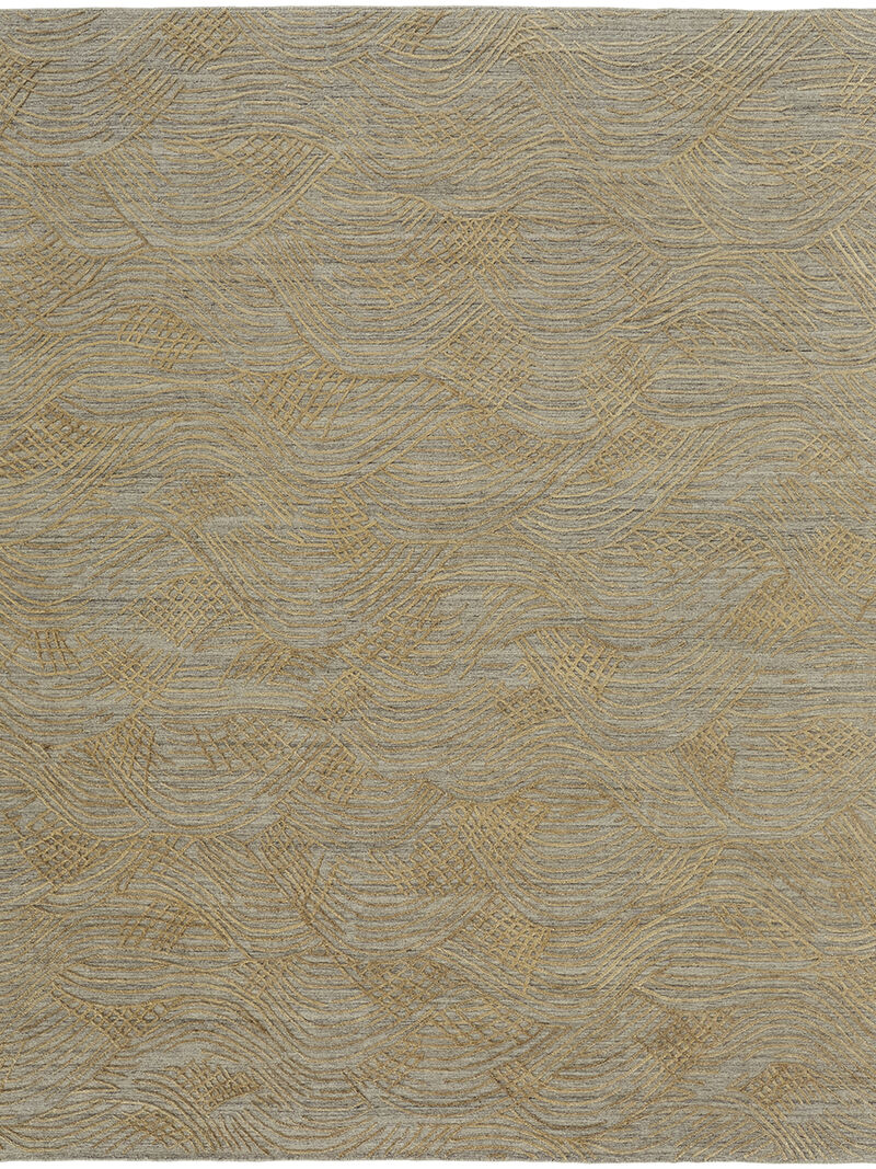 Taunton T8007 Gold 9' x 12' Rug By Thom Filcia