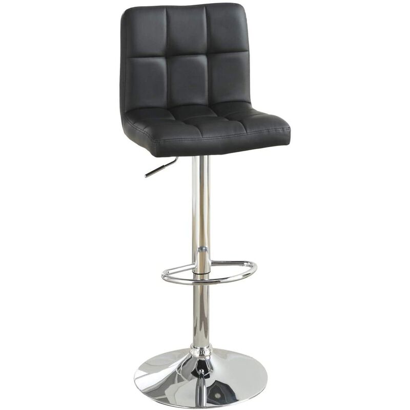 Modern Red Faux Leather Barstool Set - 2 Count