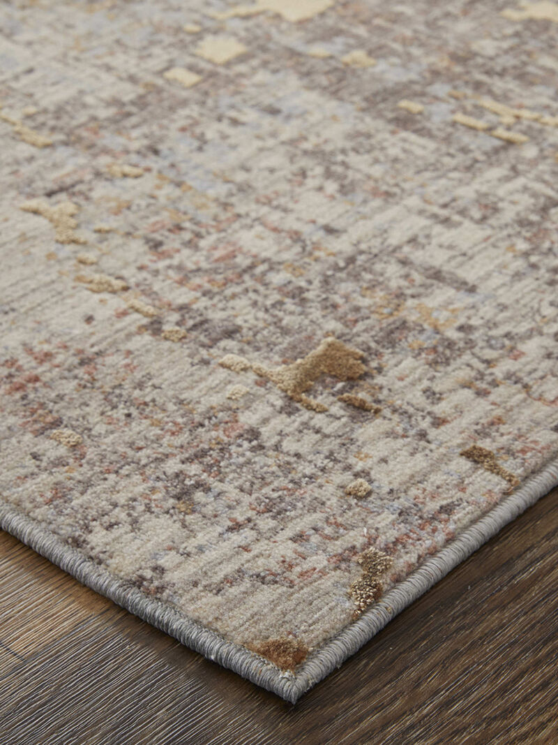 Pryor 39NEF 7'10" x 10' Brown/Taupe/Tan Rug