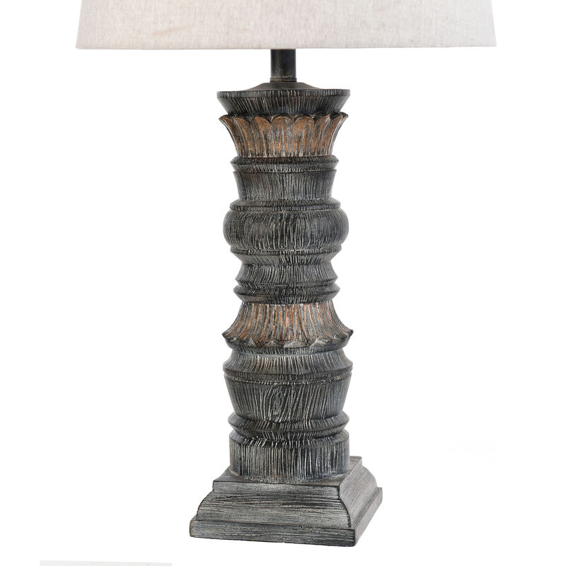 Stone Malta Black Table Lamp