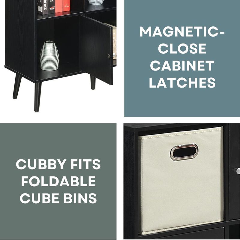 Convience Concept, Inc. Xtra Storage 3x2 3 Door Cabinet Console Table