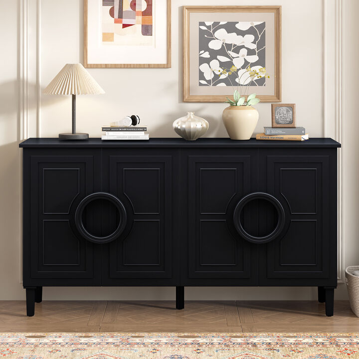 Merax 4-Door Sideboard Storage Cabinet