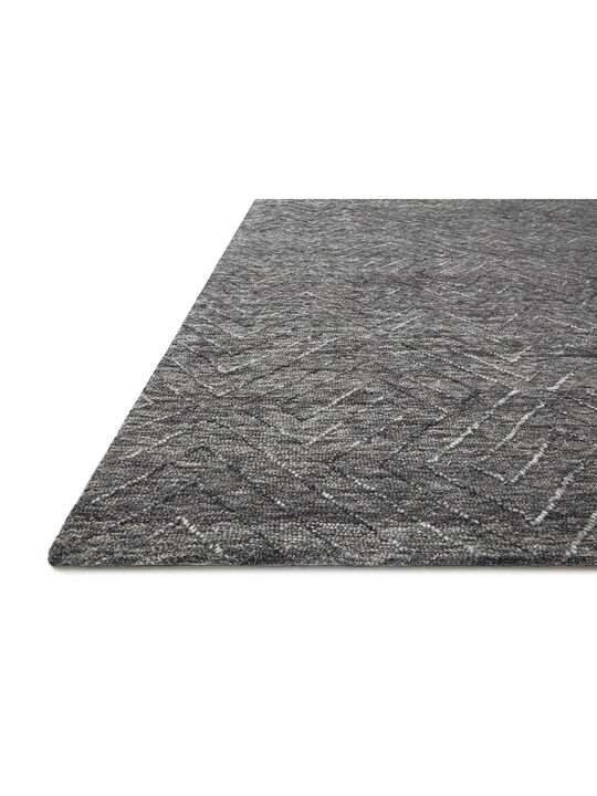 Sarah SAR03 Charcoal 18" x 18" Sample Rug