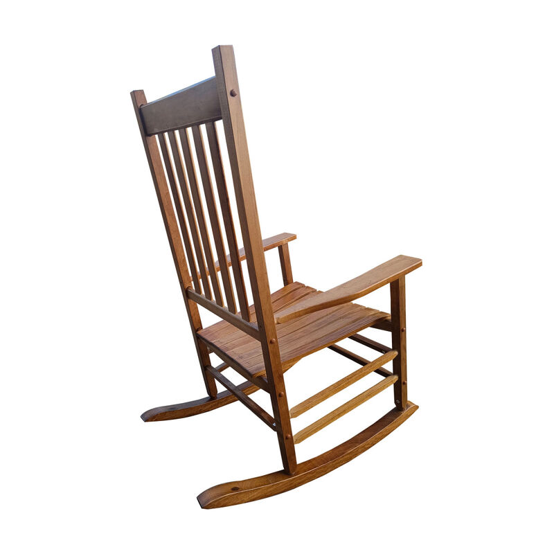Balcony Porch Adult Rocking Chair Brown