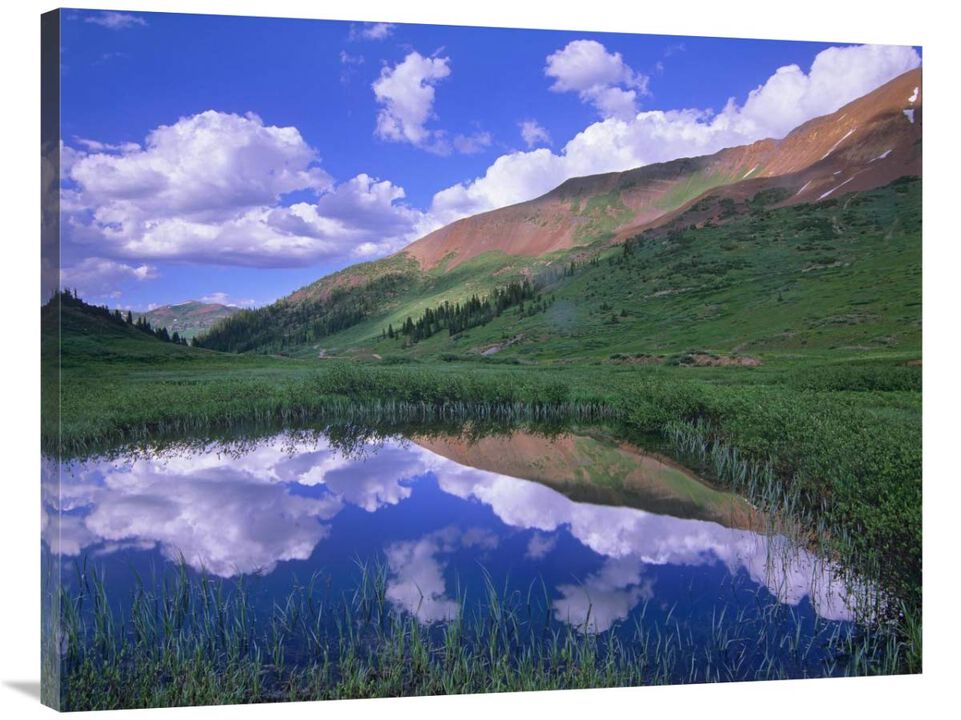 Mount Baldy and Elk Mountains, Colorado-Canvas Art-40x30
