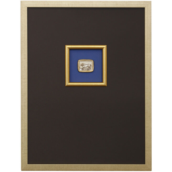 Figure Medallion Framed Print