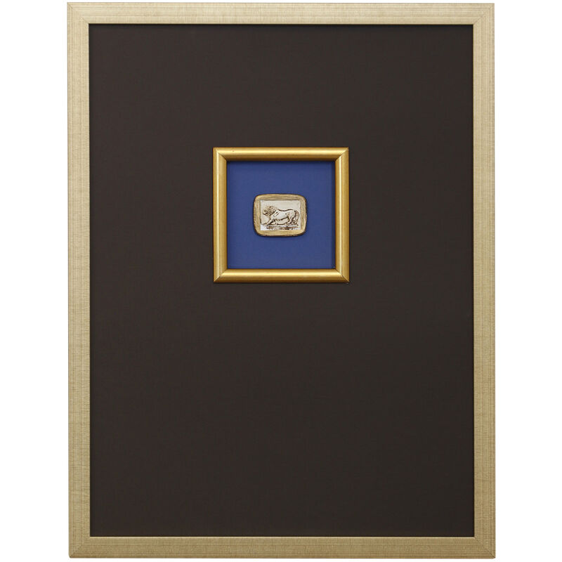 Figure Medallion Framed Print