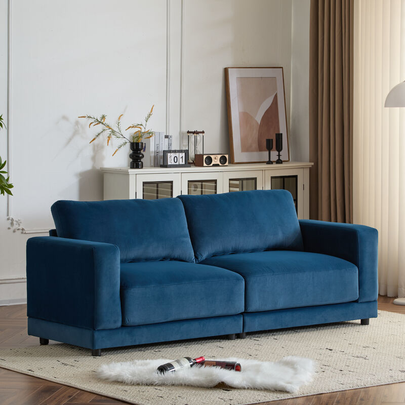 Merax Modern Fabric Loveseat Sofa