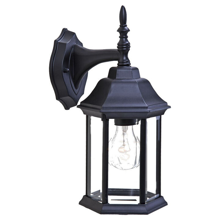 Hivvago Clear Glass Swing Arm Wall Light
