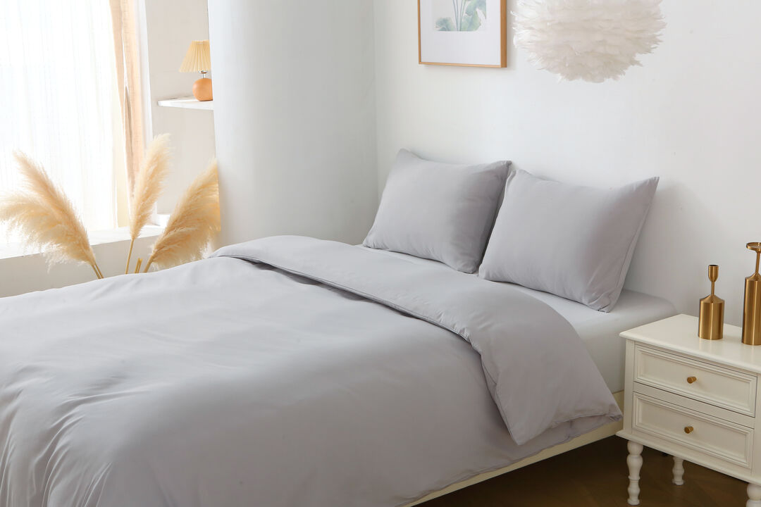 Duvet Cover Set 3 Piece Bedding with Pillow Shams Comforter Not Included