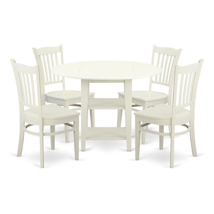 Dining Room Set Linen White
