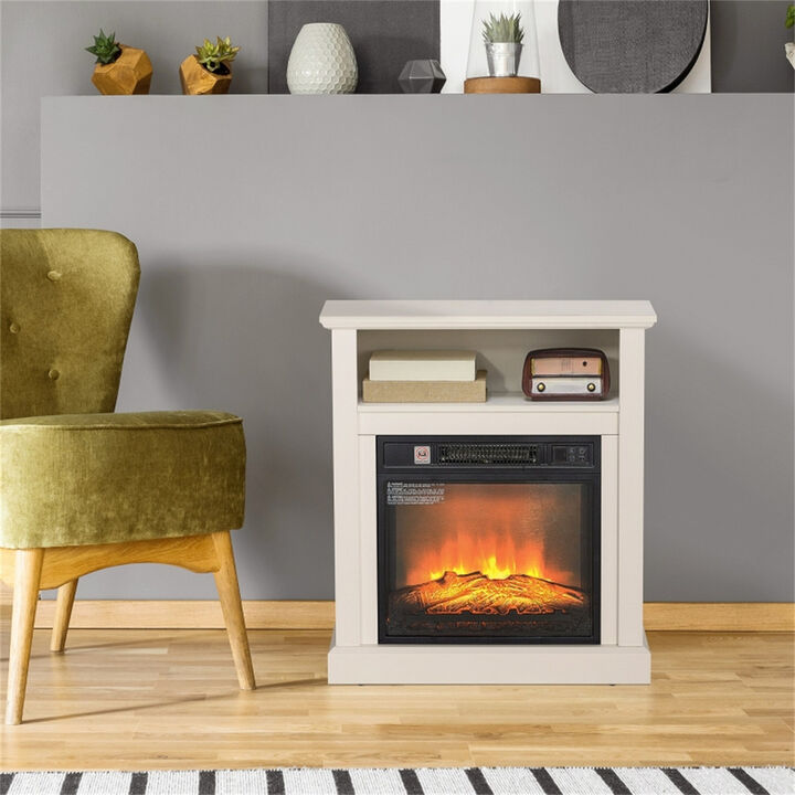 Portable Electric Fireplace Heater for Home and Office Warmth
