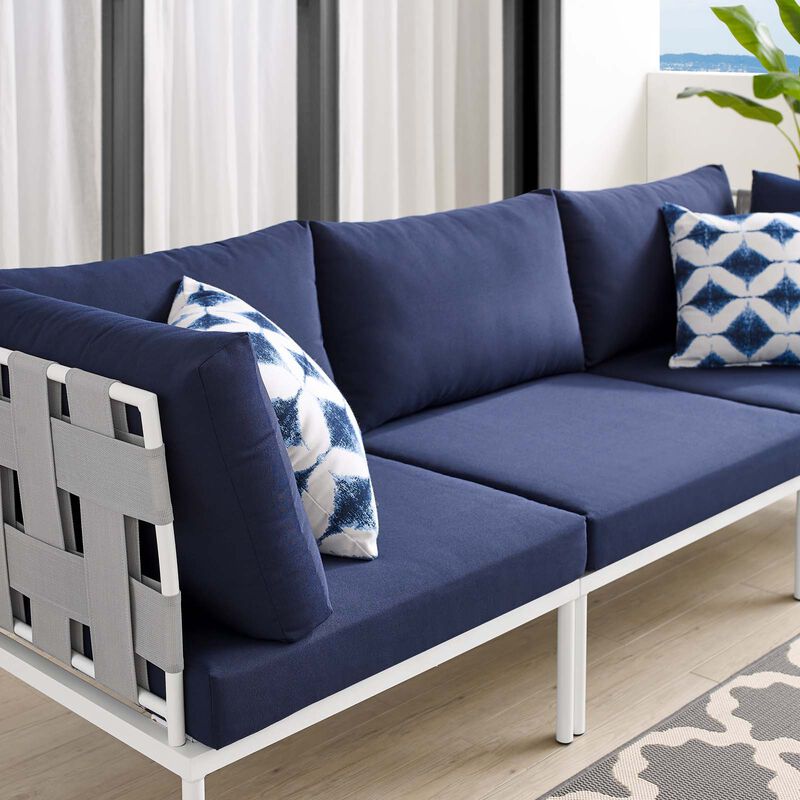 Modway - Harmony Sunbrella® Outdoor Patio Aluminum Sofa